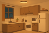 Installazione del plafoniera da cucina: adatta l’illuminazione alla disposizione della cucina